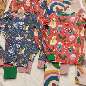 Mini Boden Blue and Red Kids Pajama Set